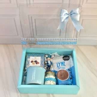 BOX BLUE TRANPARENTE