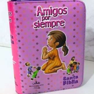 BIBLIA AMIGOS POR SIEMPRE FUCSIA