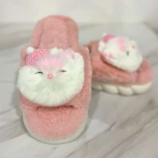 PANTUFLA GATITO ABIERTA