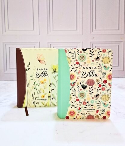 BIBLIA COMPACTA FLORAL