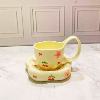 MUG CON PLATO CEREZA