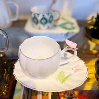 MUG CON PLATO MARIPOSA