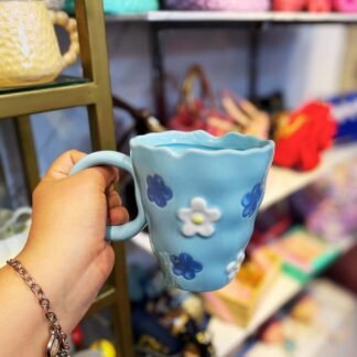 MUG DE FLORES TEXTURA