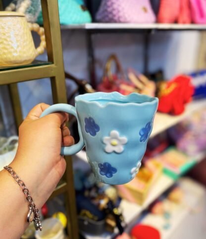 MUG DE FLORES TEXTURA
